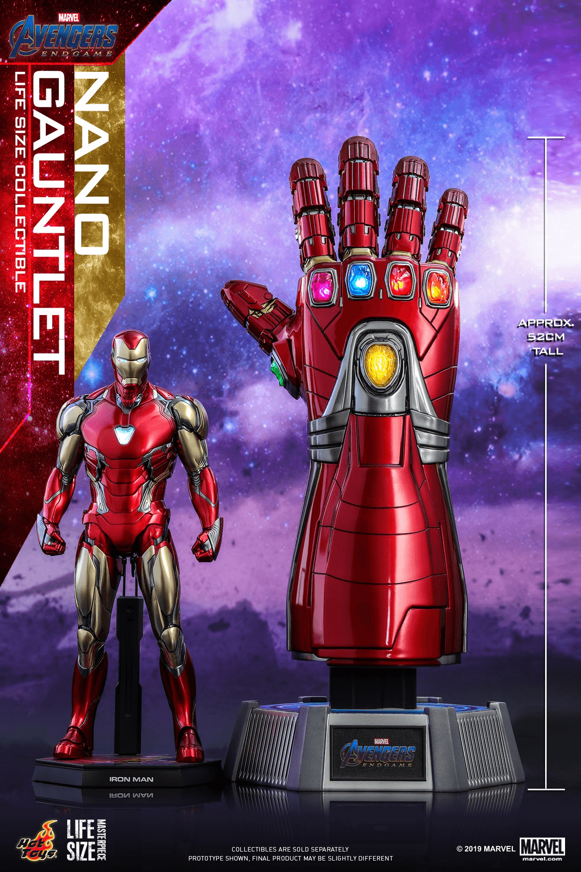 New Avengers: Endgame Life Size Nano Gauntlet Collectible