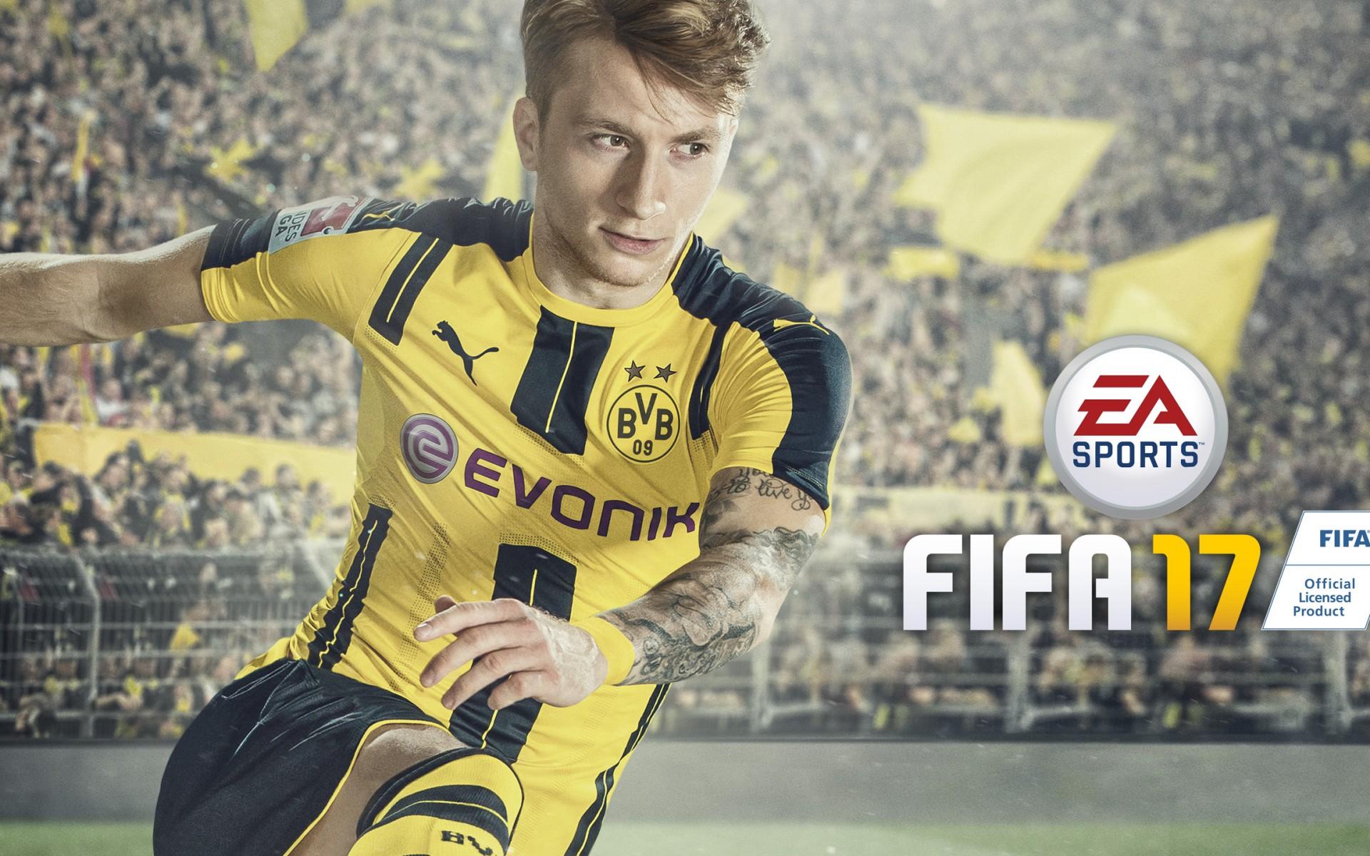 Wallpaper Marco Reus, FIFA 17, EA Sports, Football game, HD