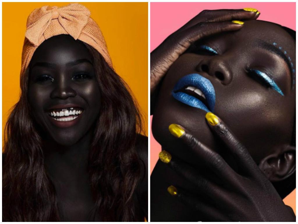 Rainha da melanina”, modelo Nyakim Gatwech usa Instagram