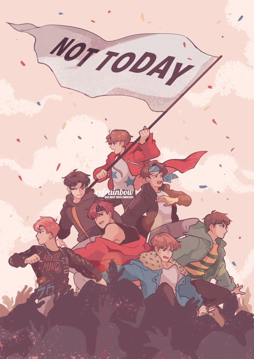 Bts Not Today Wallpapers Wallpaper Cave