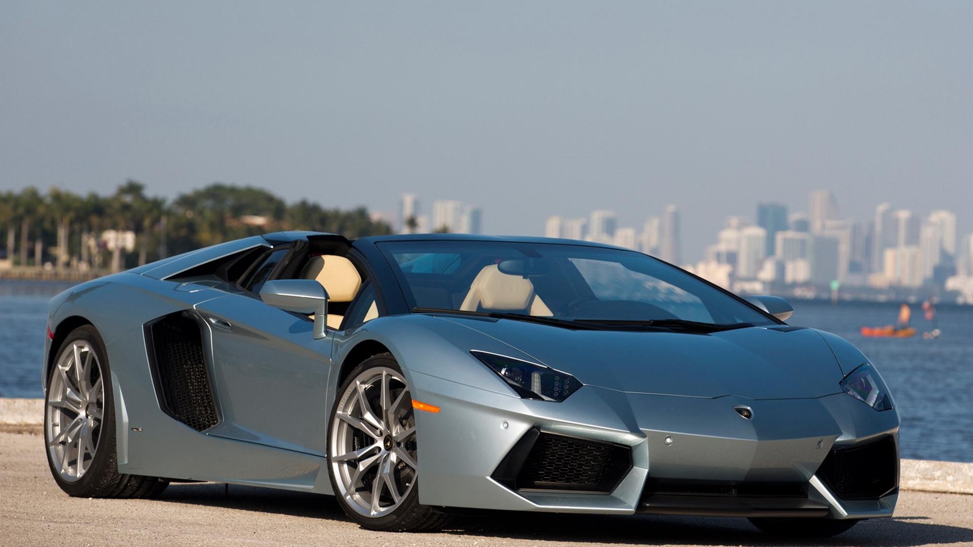 Download wallpaper 1920x1080 lamborghini, aventador
