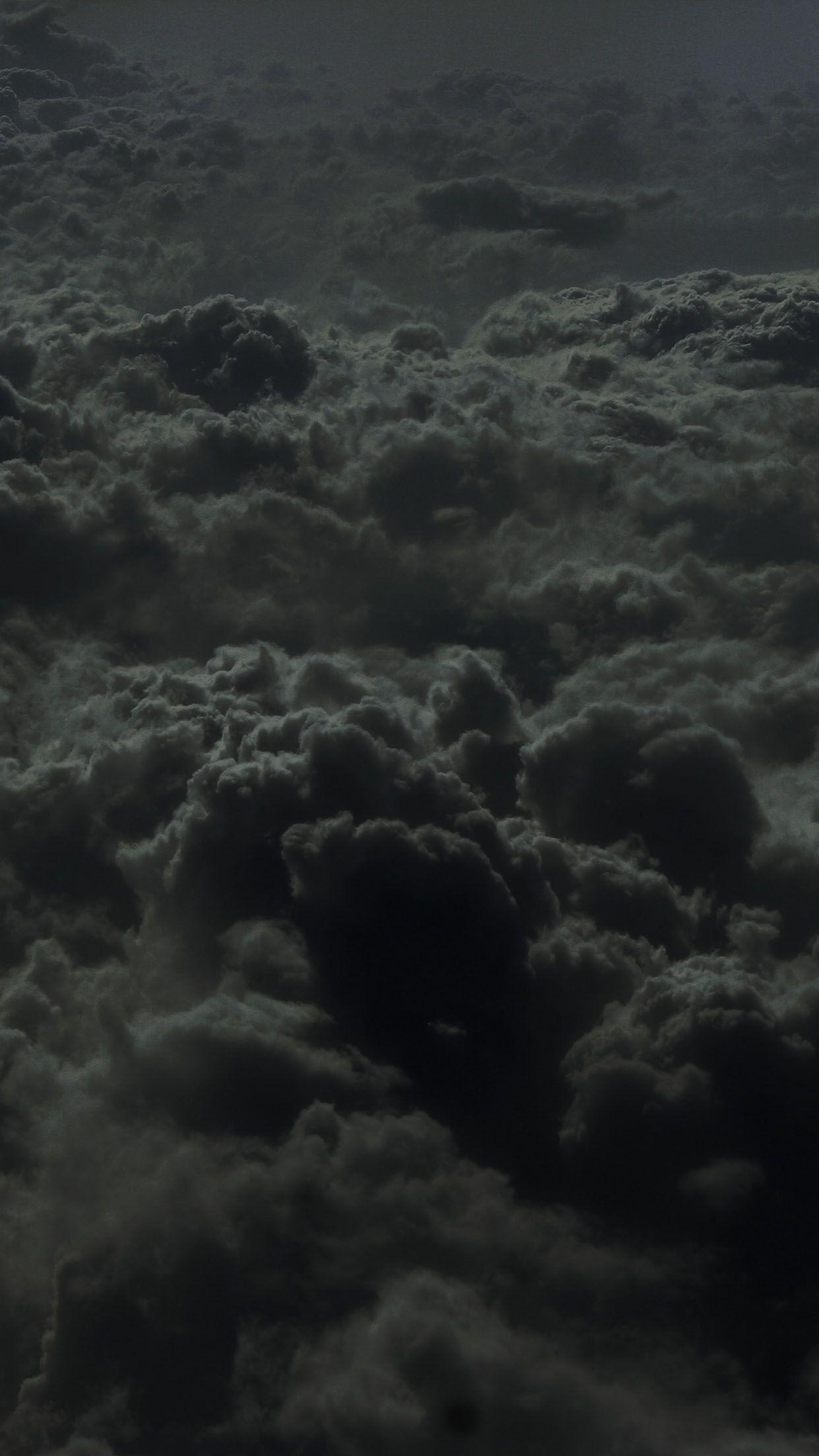 grey clouds background