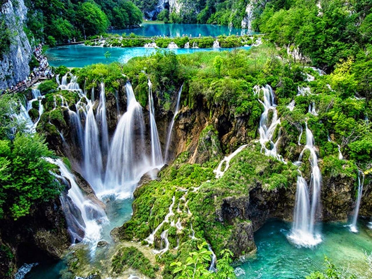 Waterfall, Plitvice lakes Wallpaper