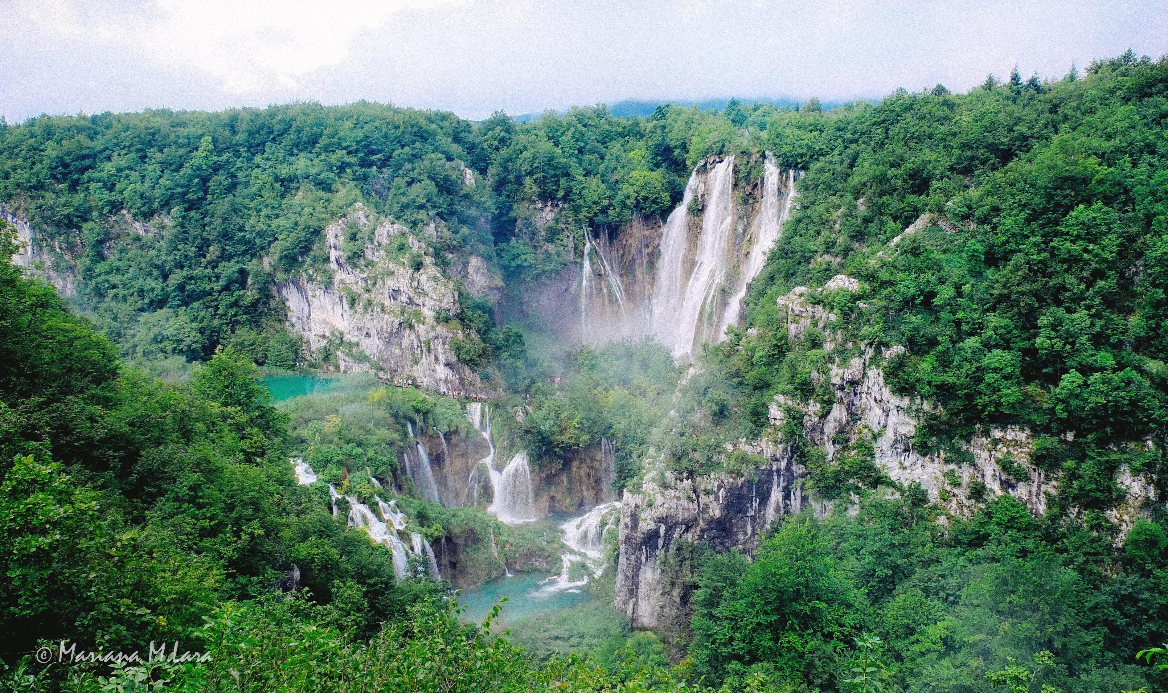 Plitvice Lakes Croatia Waterfall Paradise HD wallpaper