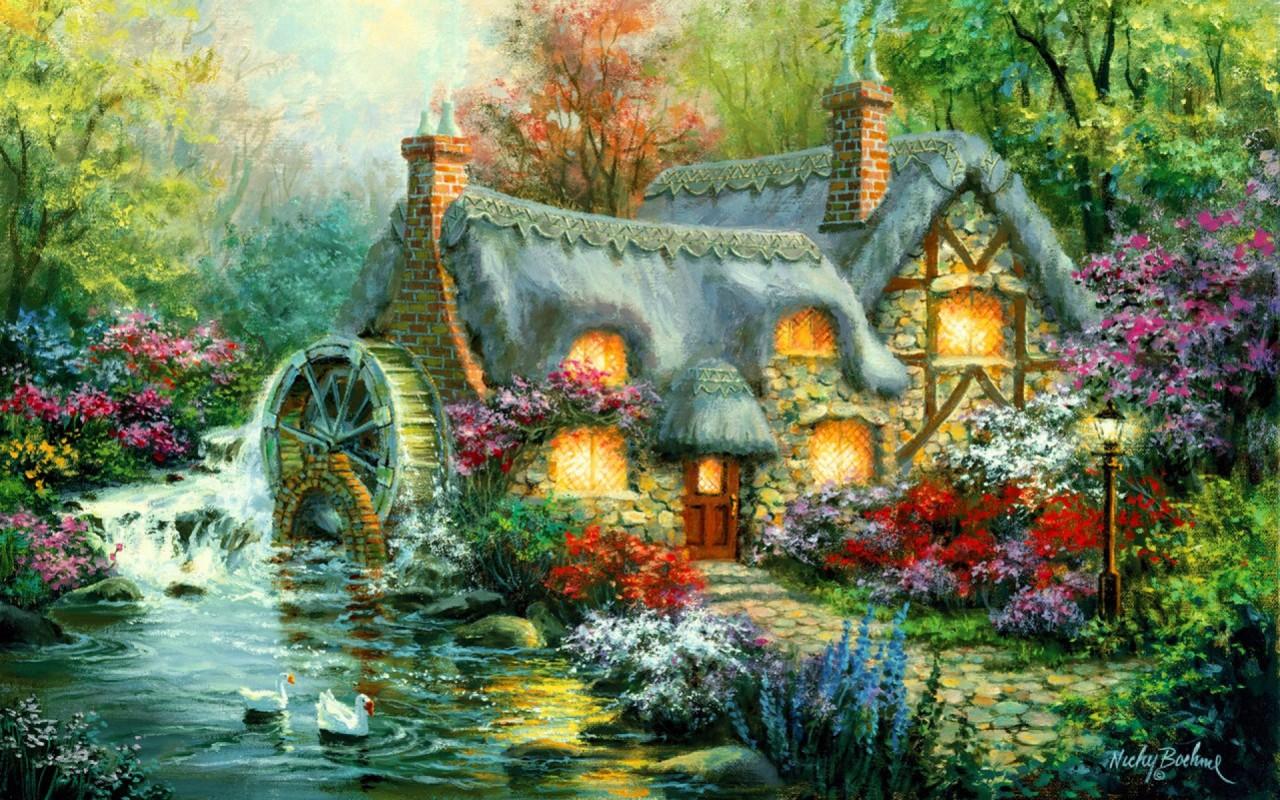 Watermill Wallpapers - Wallpaper Cave