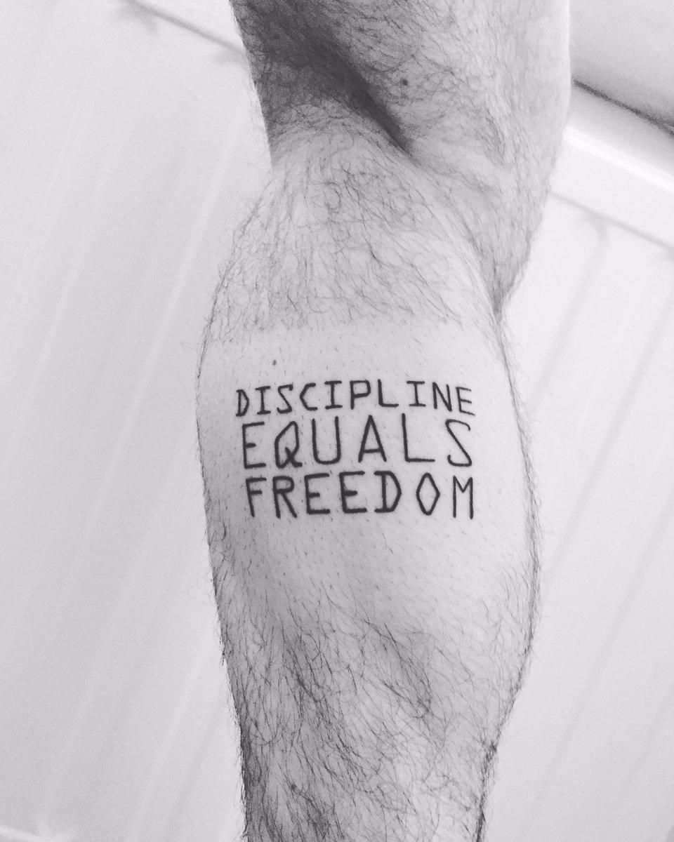 Discipline Equals Freedom Poster for Sale by printthisslogan  Redbubble