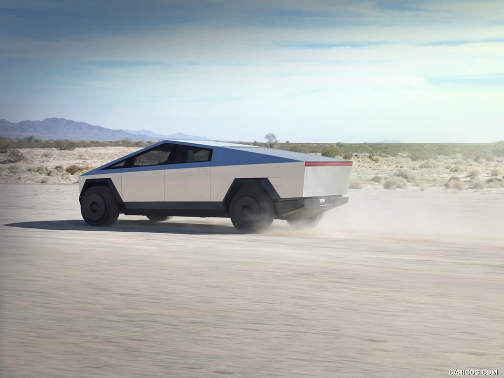 2022 Tesla Cybertruck Three Quarter. HD Wallpaper