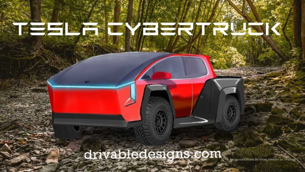 Cool All New Tesla Pickup Truck Cyberpunk Render Is As Real