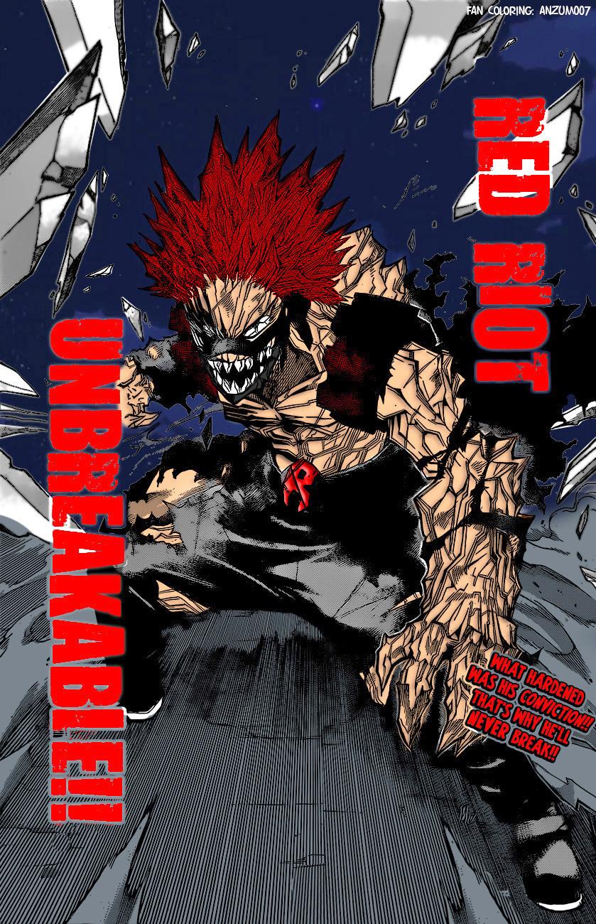 My Hero Academia spoilers Colored Red Riot from latest