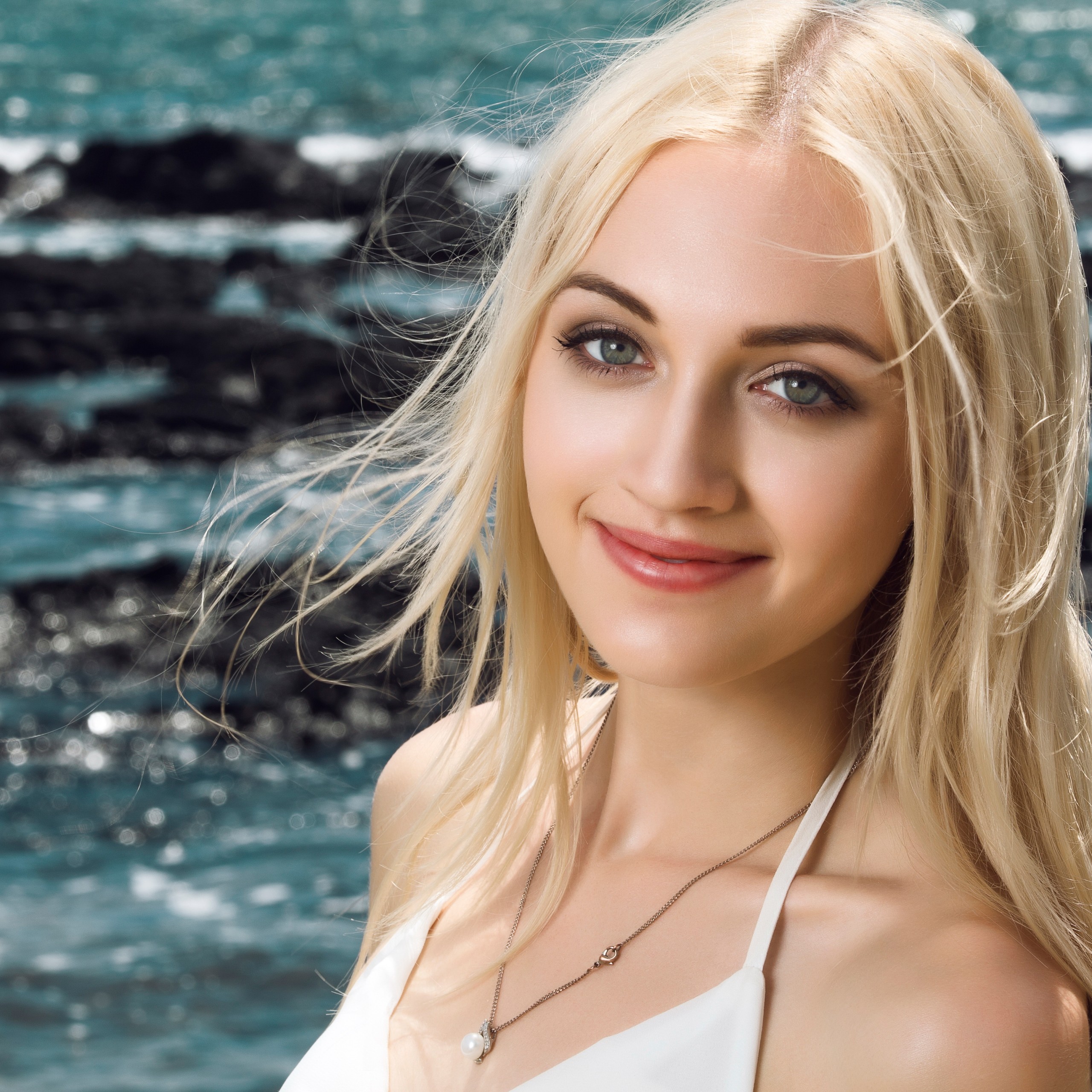 Wallpaper Beautiful woman, Blonde, Pretty girl, 5K