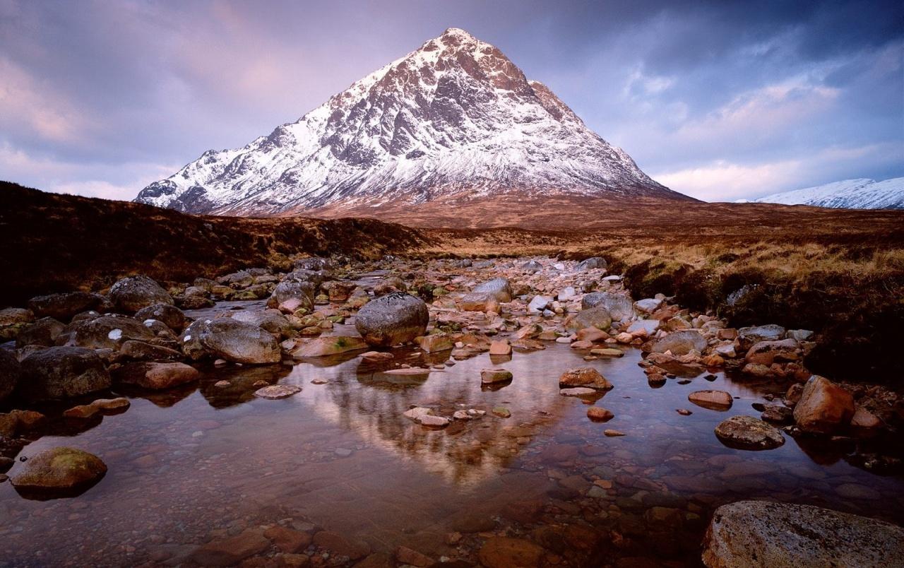Bauchaille Etive Mor wallpaper. Bauchaille Etive Mor stock