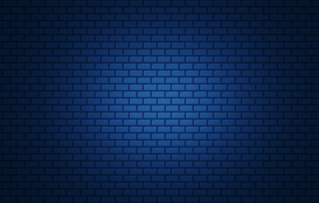 Wallpaper blue, simple, brick, gradient, texture image