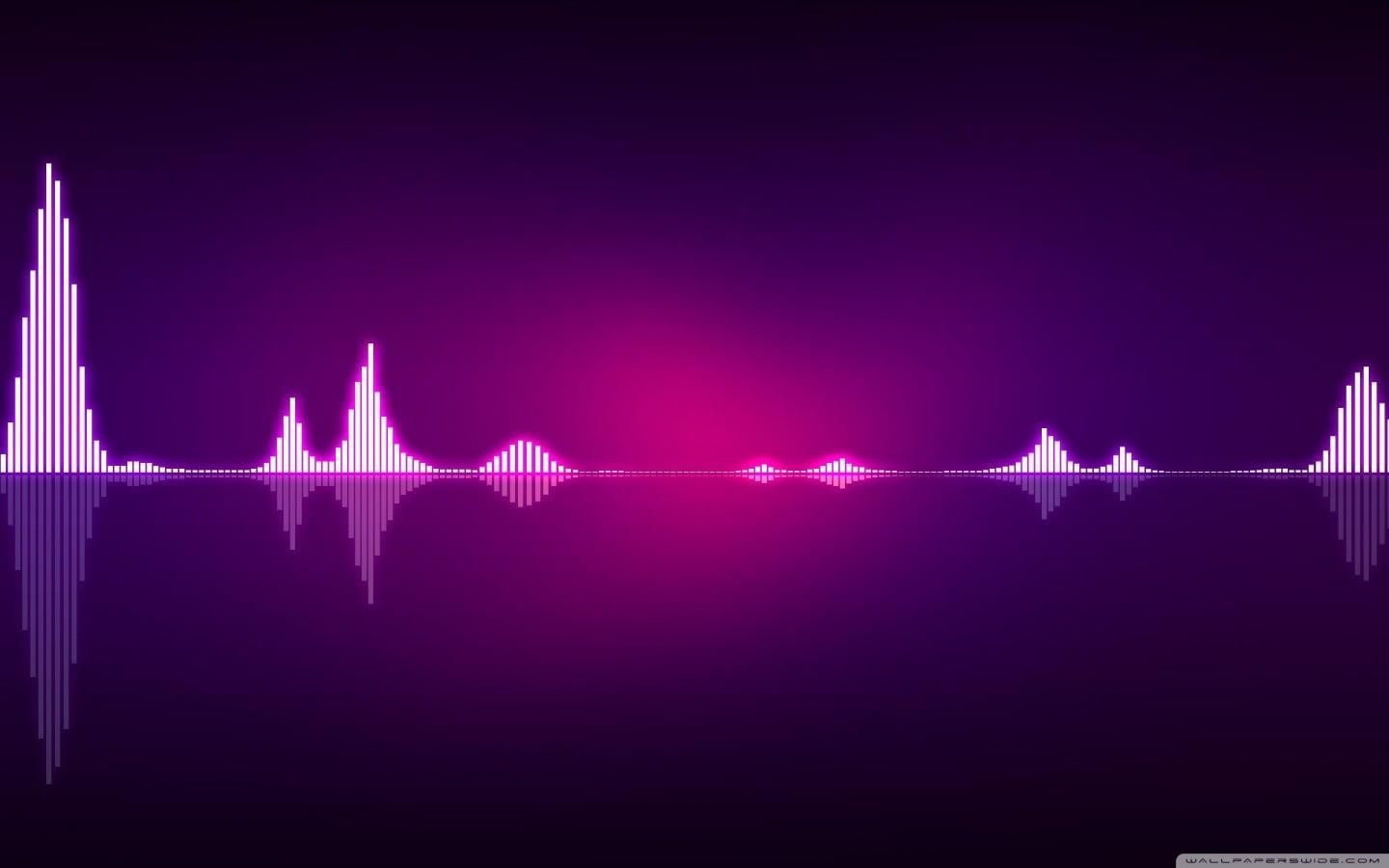 Frequency wave illustration, sound wave, simple background