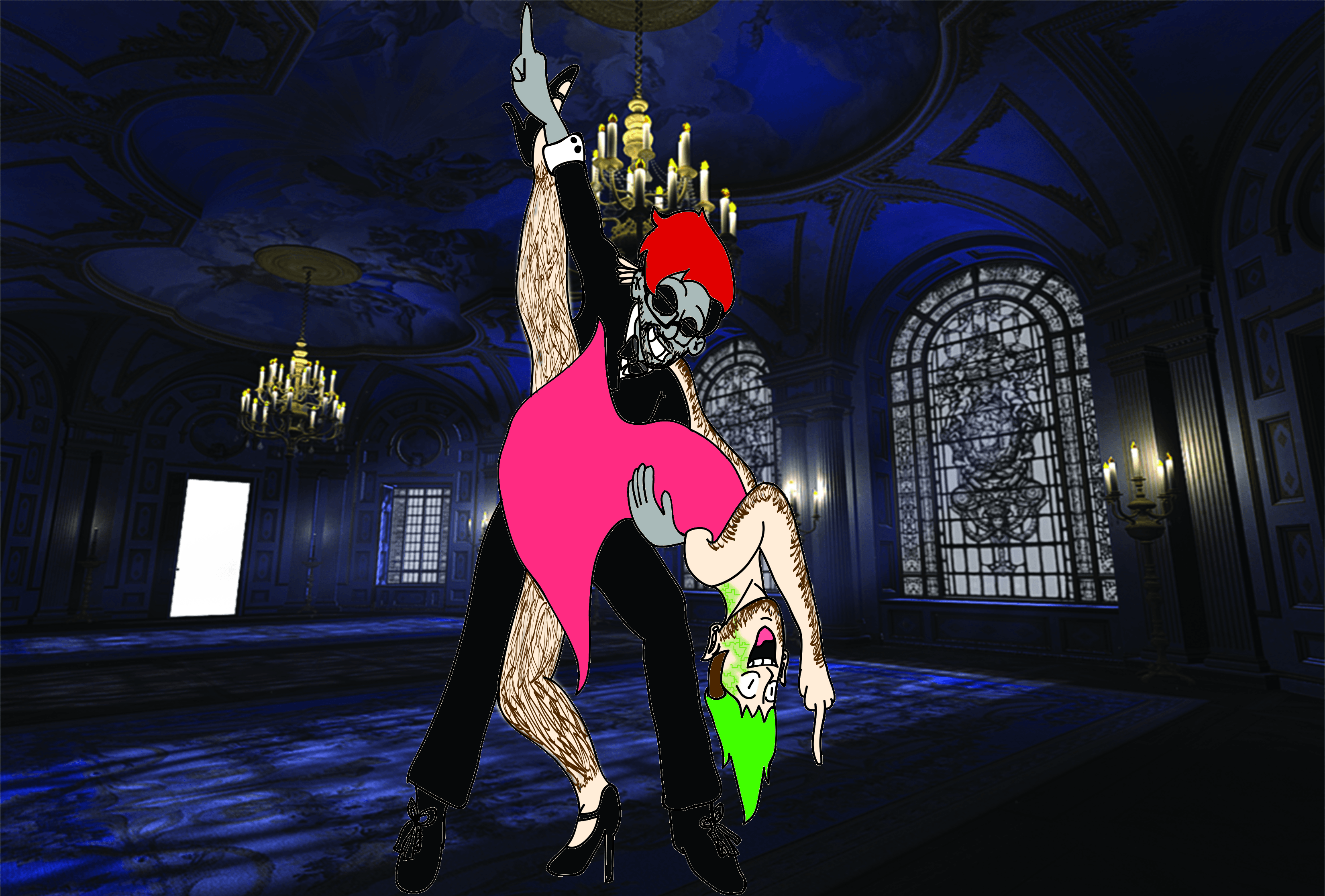 My darkiplier and antisepticeye