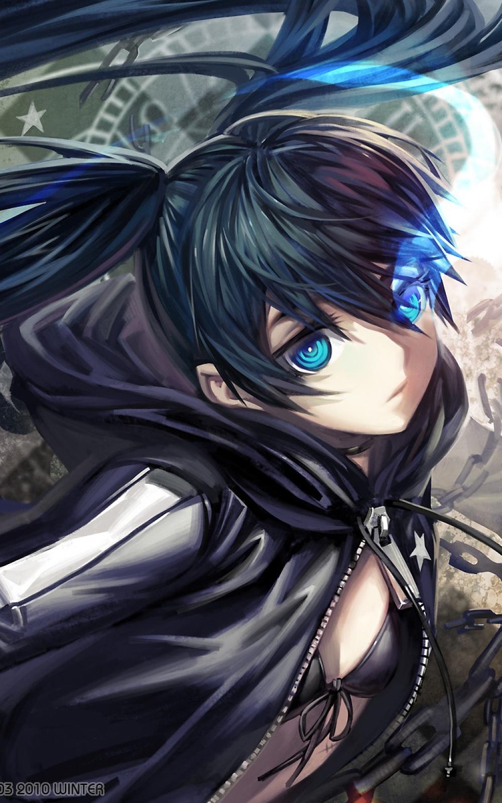 Black Rock Shooter Android Wallpaper free download