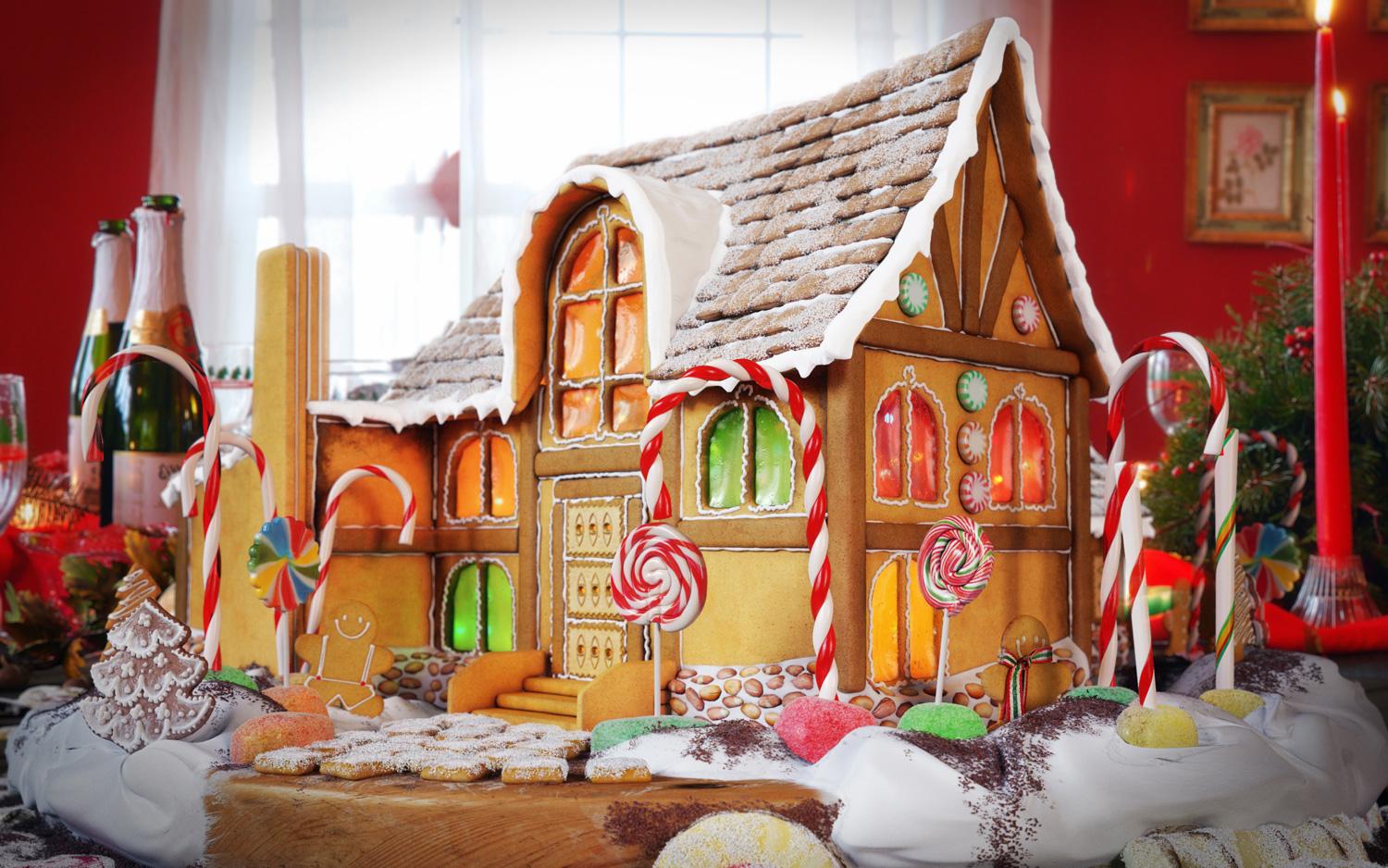 Free download Gingerbread House Background Making of ginger