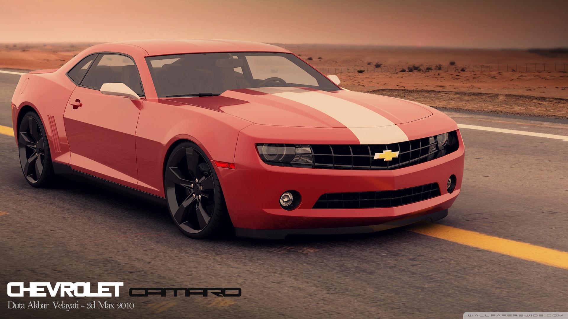 Chevrolet Camaro 3D Max Ultra HD Desktop Background Wallpaper