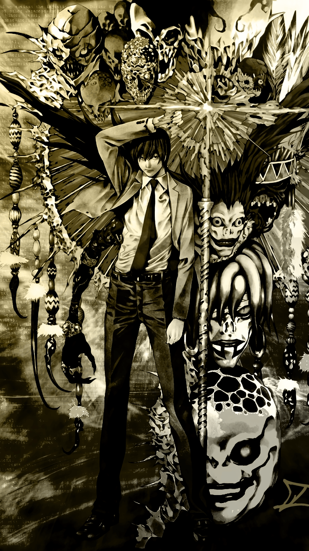 Amoled Death Note Mobile Wallpapers - Wallpaper Cave