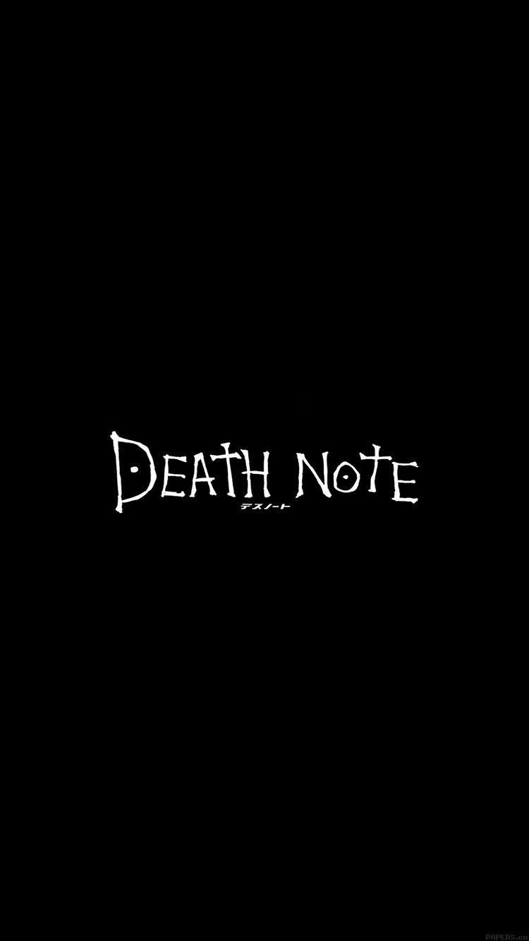 Death Note Wallpaper iPhone HD