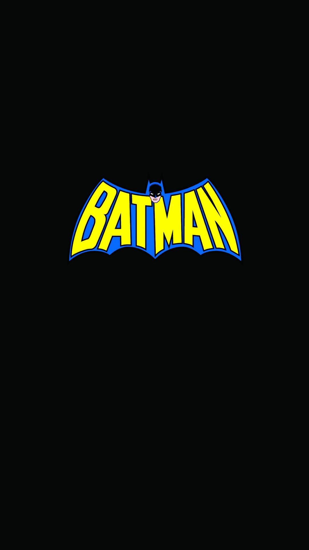Old Batman Logo [Amoled Friendly]. iPhone X Wallpaper X Wallpaper HD