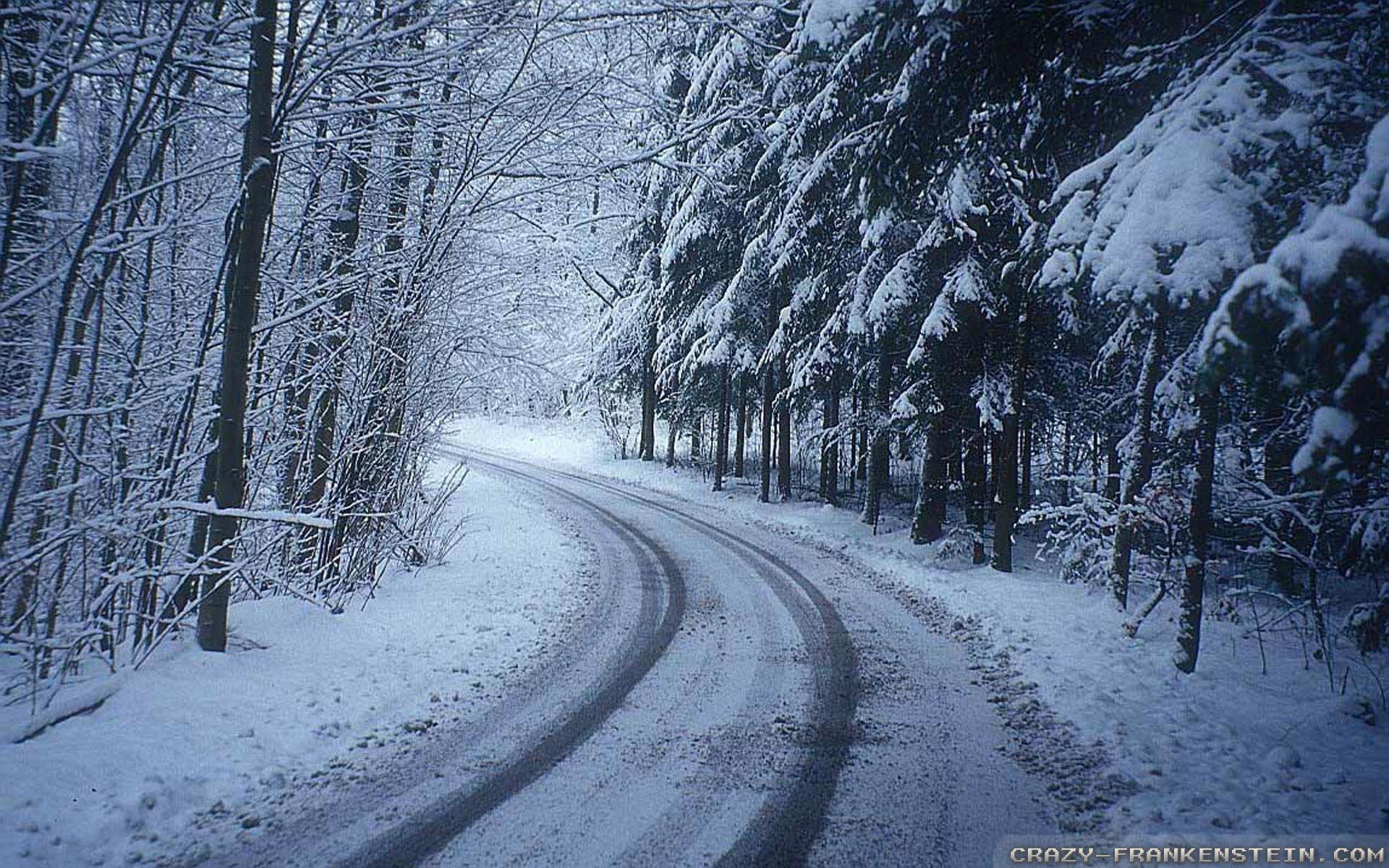 Winter Road Wallpapers - Wallpaper Cave
