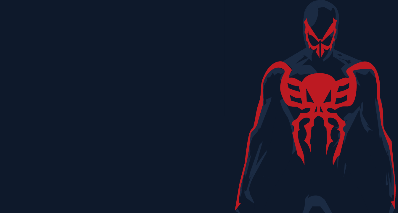 spiderman dark minimalist wallpaper