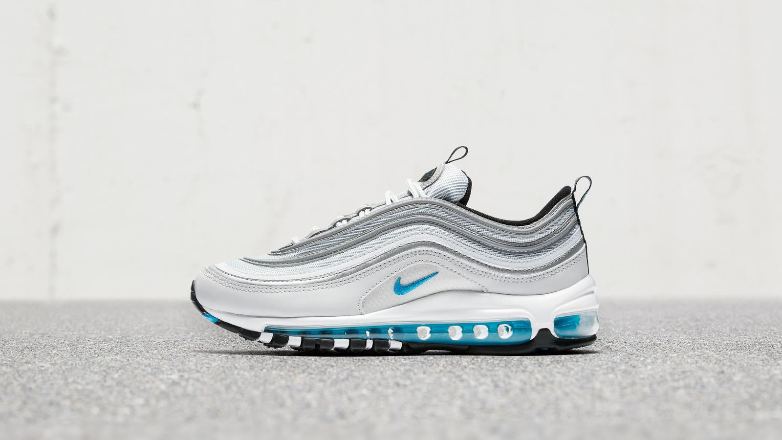 nike air max 97 white red blue