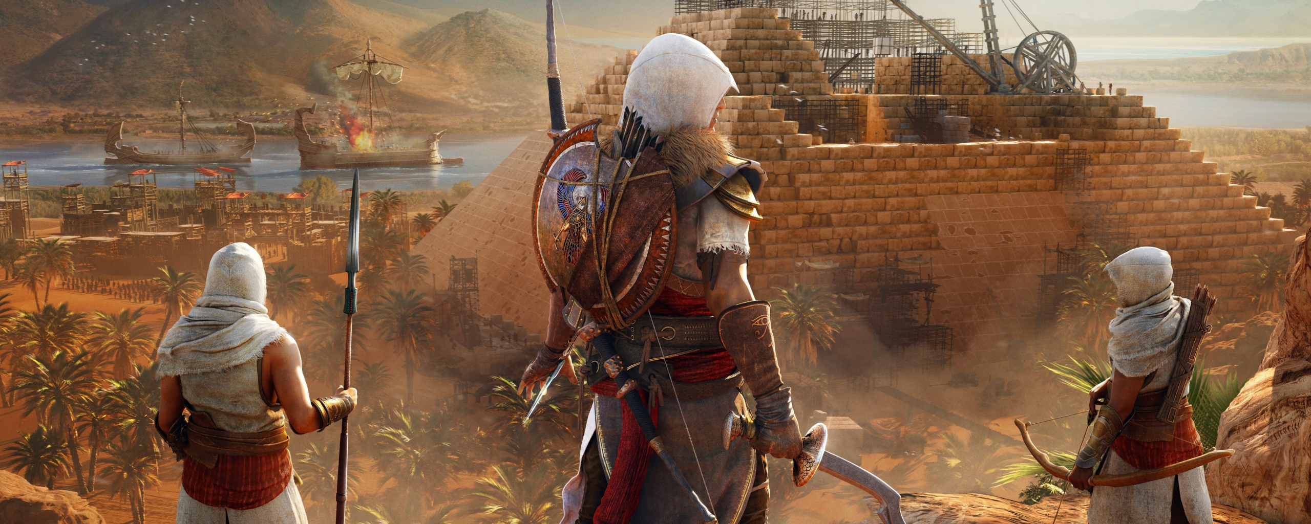 Download 2560x1024 wallpaper assassin's creed: origins
