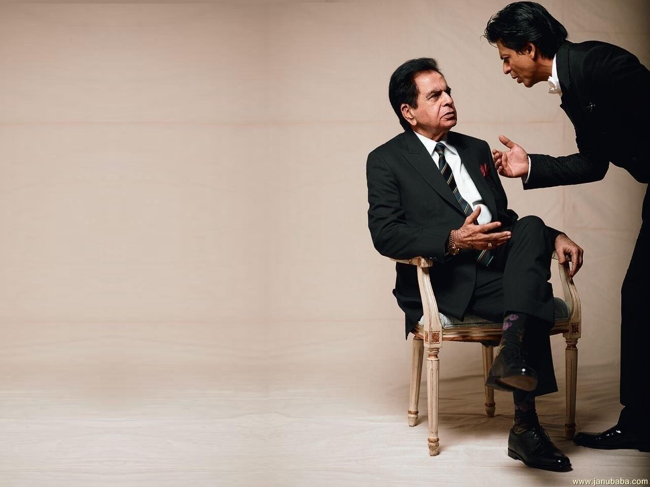 Dilip Kumar & Shah Rukh Khan wallpaper