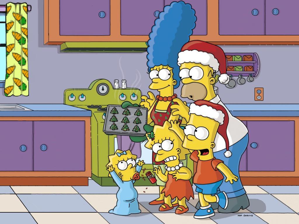 Free download The Simpsons Christmas Wallpaper This was a
