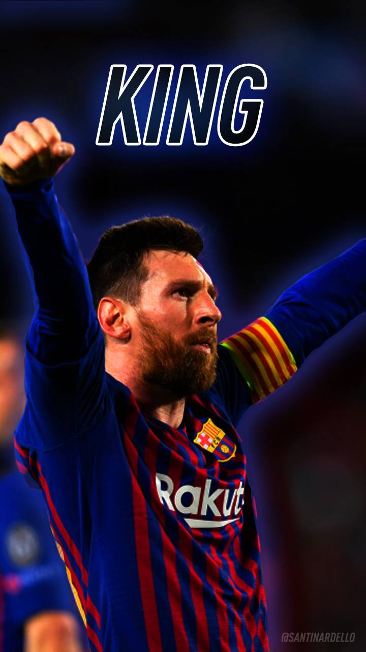 Leo Messi King wallpaper