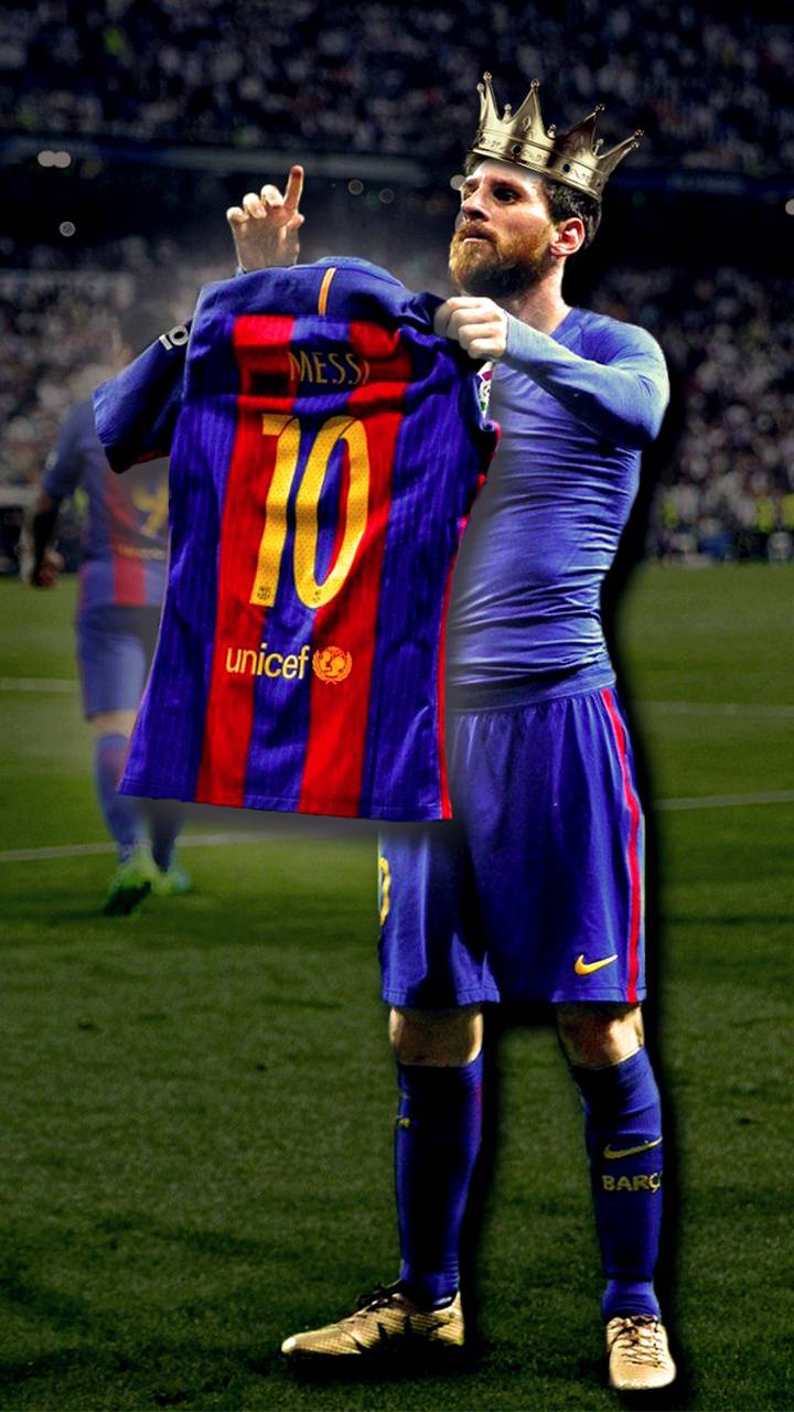 King Messi wallpaper