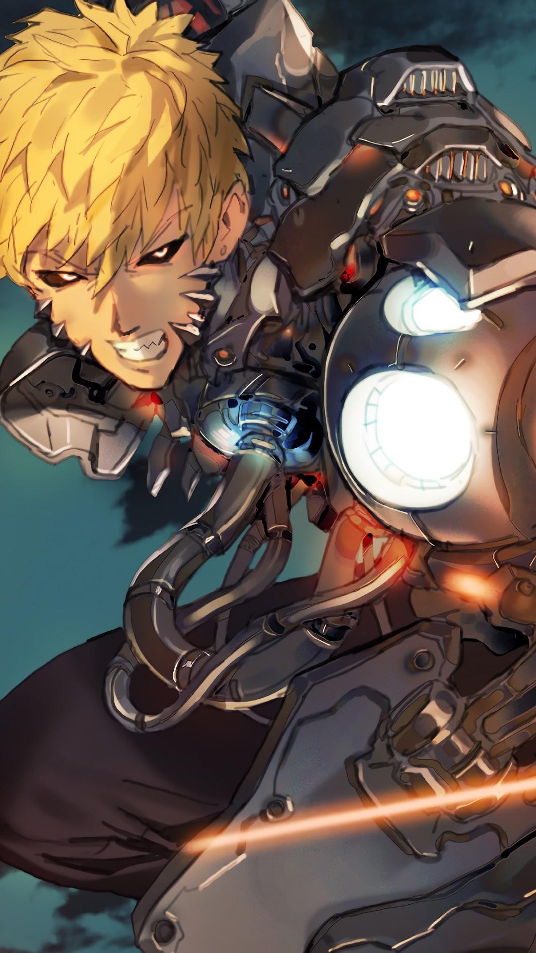 I made a Genos Wallpaper for Mobile  rOnePunchMan  OnePunch Man  Know  Your Meme