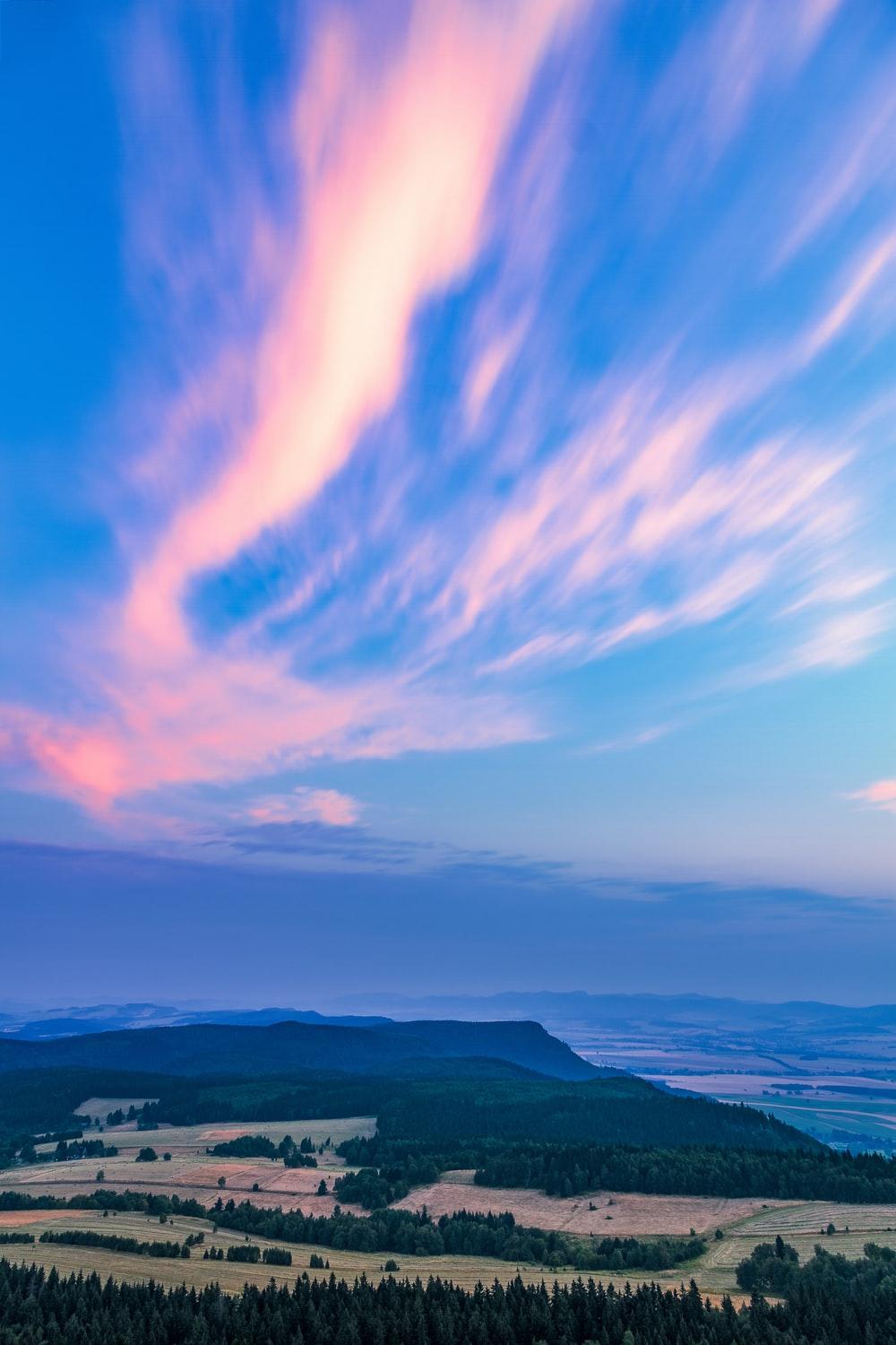 Pink And Blue Sky Picture. Download Free Image