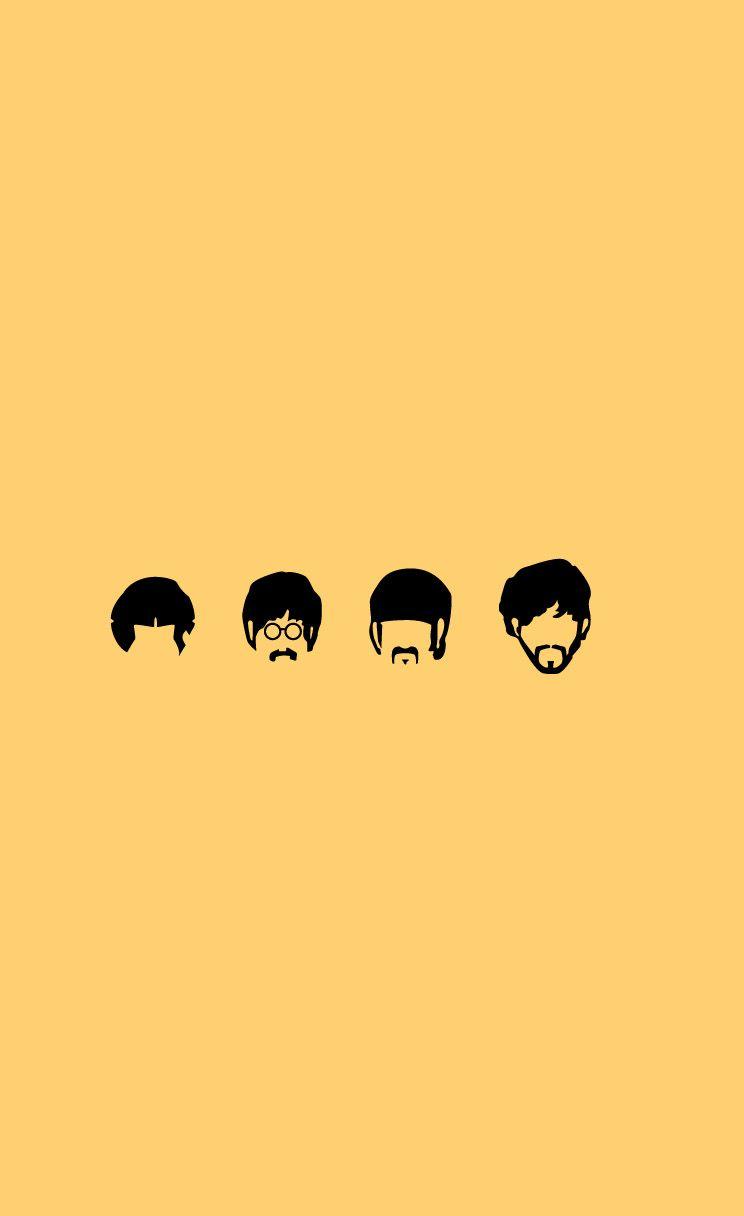 The Beatles Minimal wallpaper 744 x 1216 Parallax Wallpaper