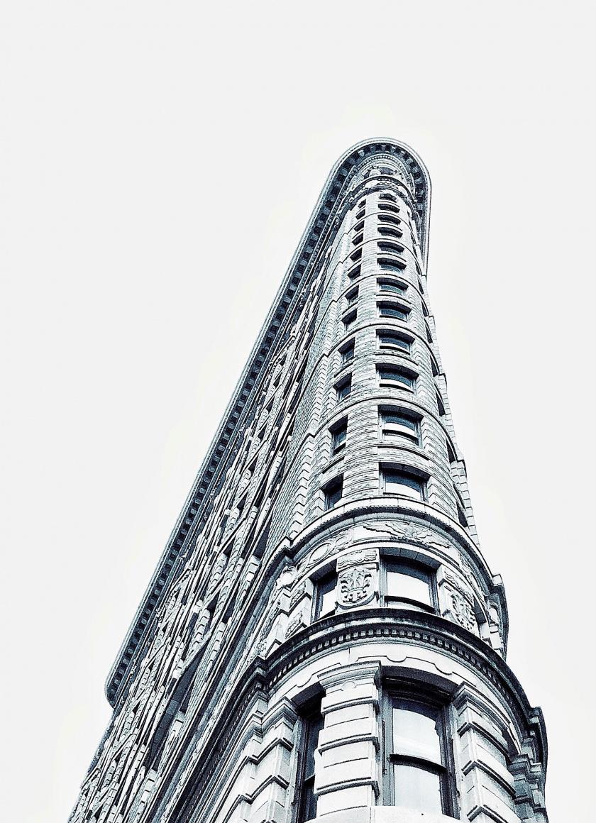 Download 840x1160 wallpaper bw, old building, facade, iphone