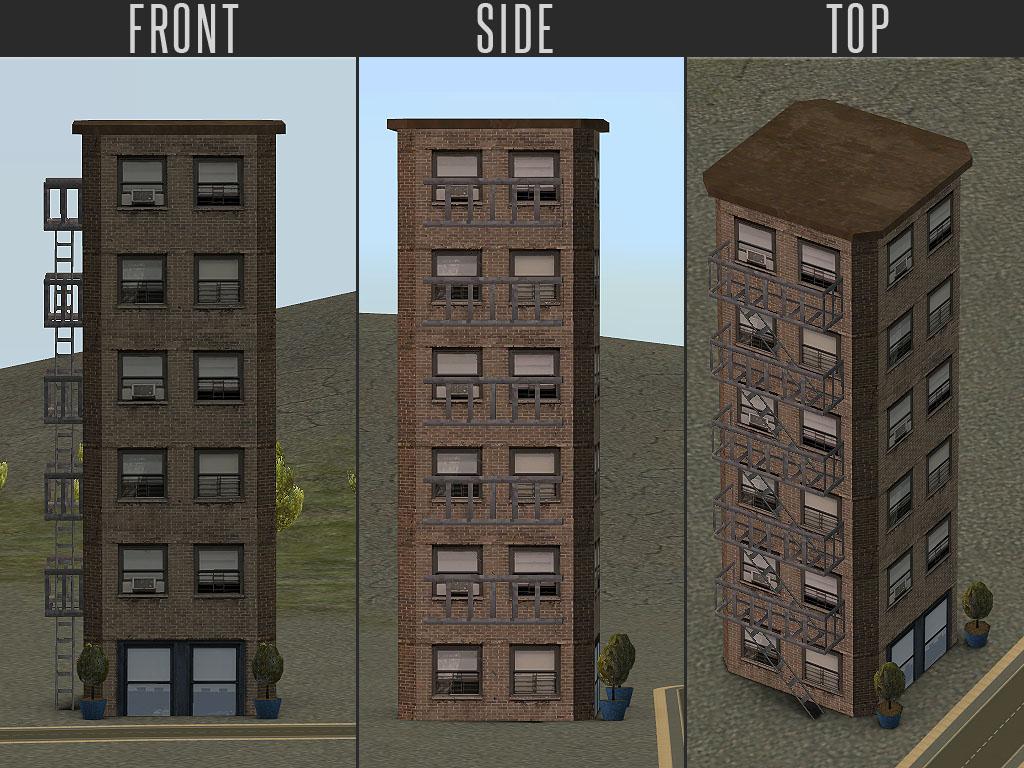 Mod The Sims Apartment Building Neighbourhood