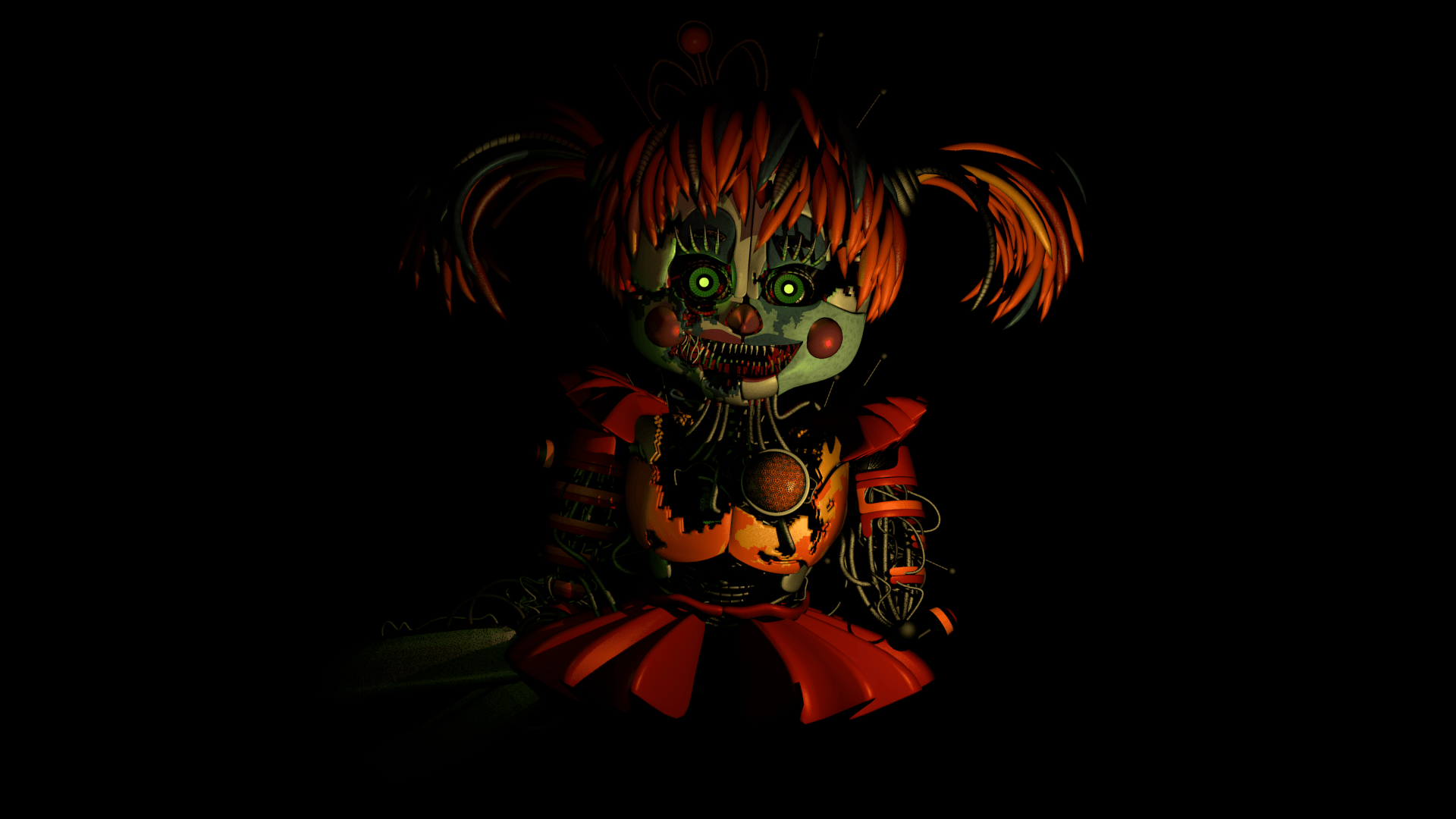 Fnaf 6 scrap baby, fnaf 6, scrap baby, HD phone wallpaper