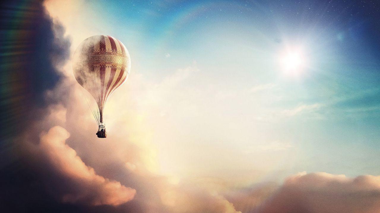 Wallpaper The Aeronauts, Adventure, Hot air balloon, 4K