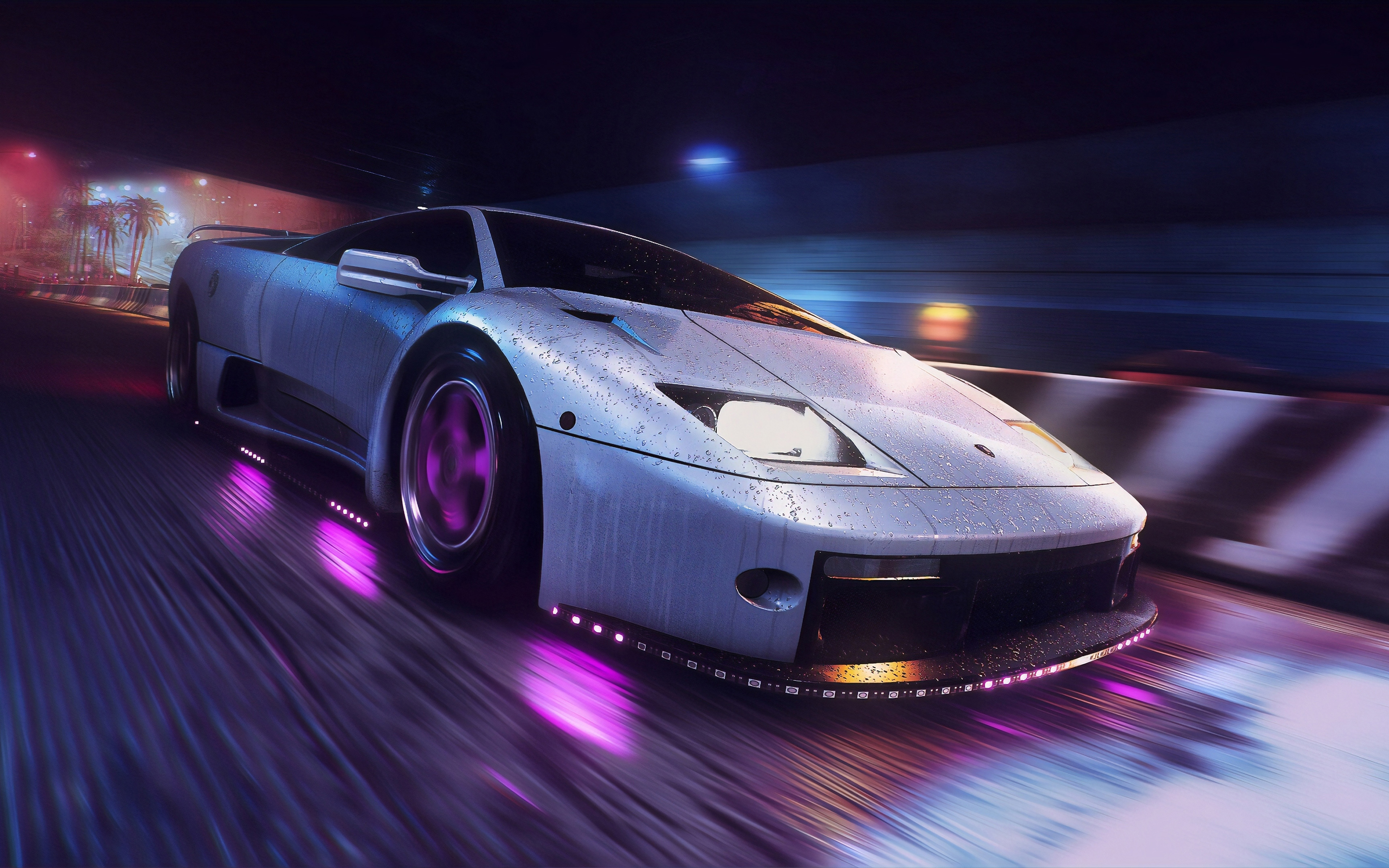 Download wallpaper Need for Speed Heat, 4k, Lamborghini