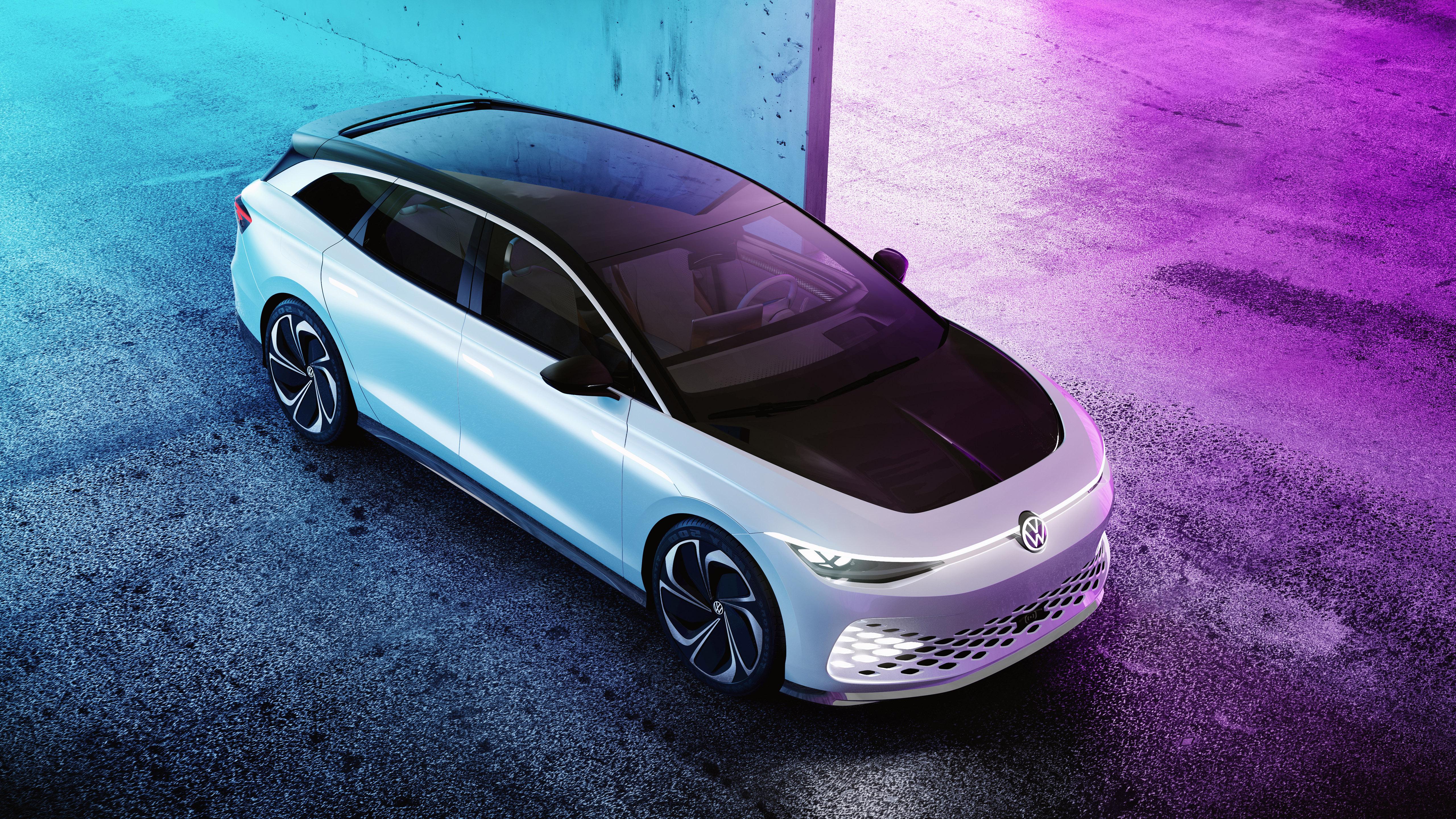 Volkswagen ID Space Vizzion 2019 4K 3 Wallpaper. HD Car