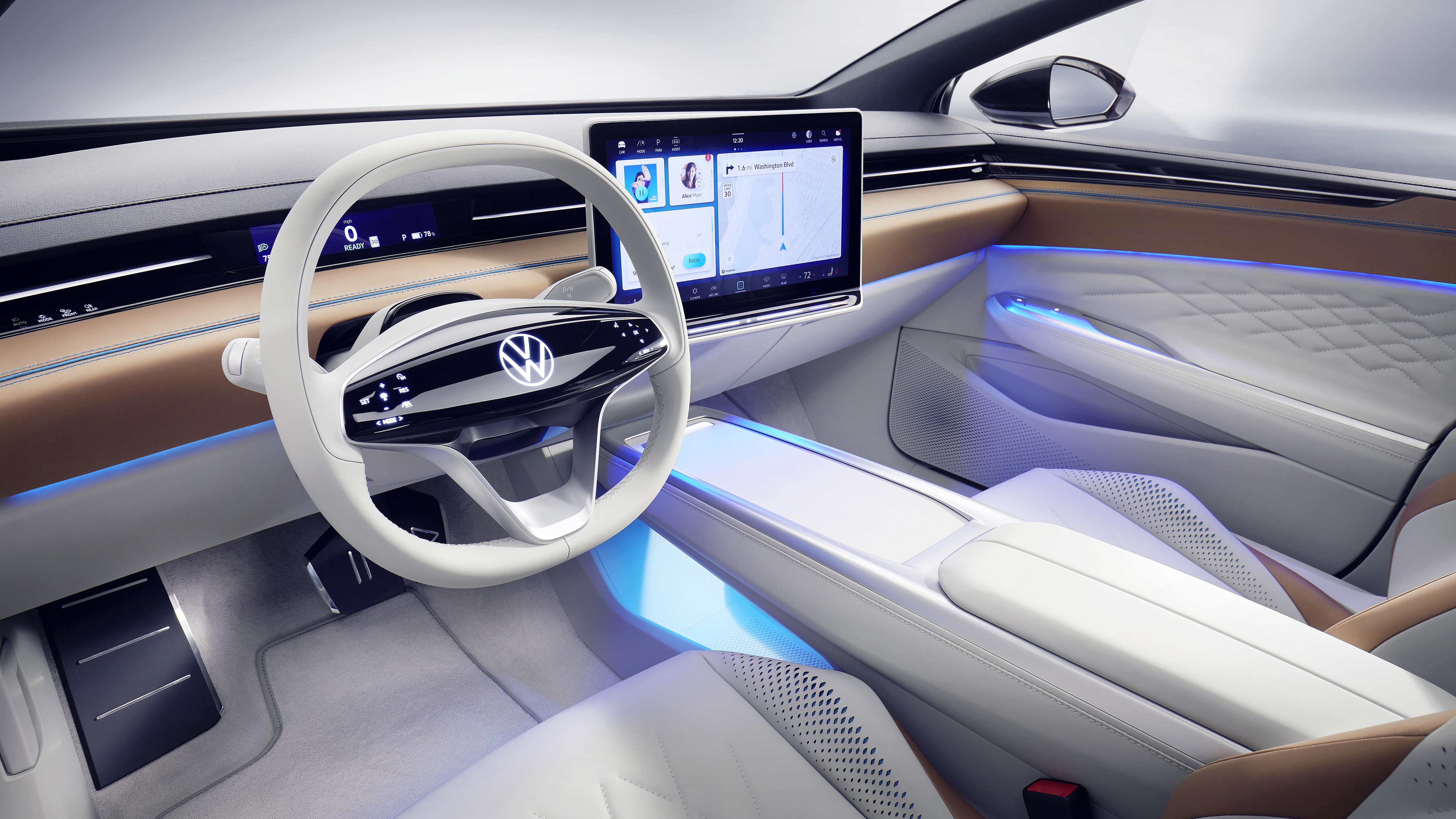 Volkswagen ID Space Vizzion 2019 4K Interior Wallpaper. HD
