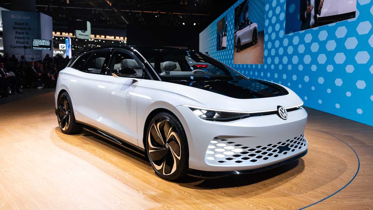 Volkswagen ID Space Vizzion Concept Arrives Previewing
