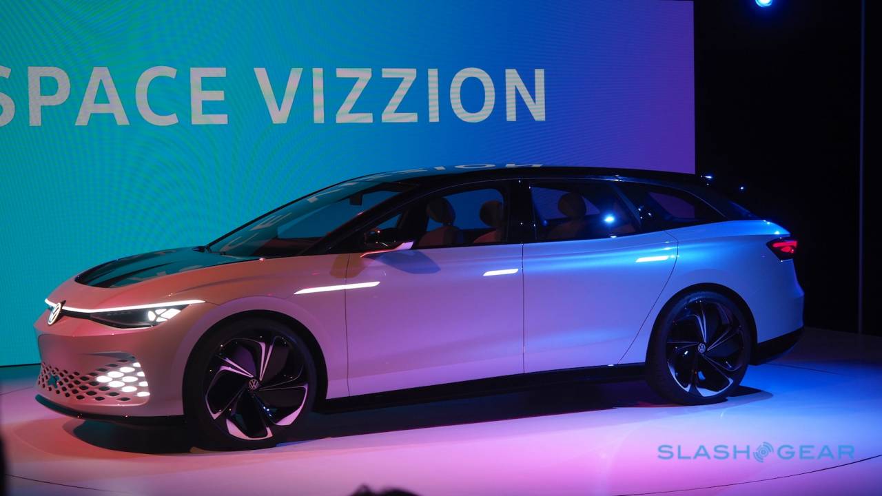 The VW ID. SPACE VIZZION is a weird EV sports wagon with a