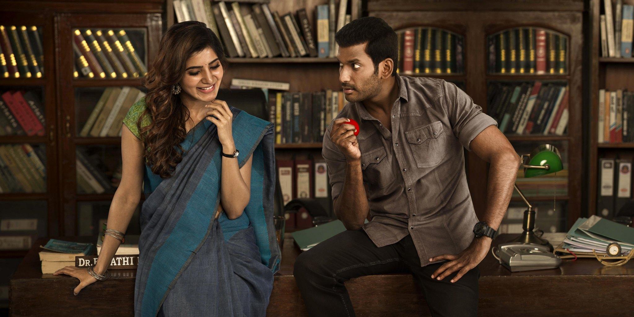 Abhimanyudu Movie HD Photo Stills. Vishal, Samantha