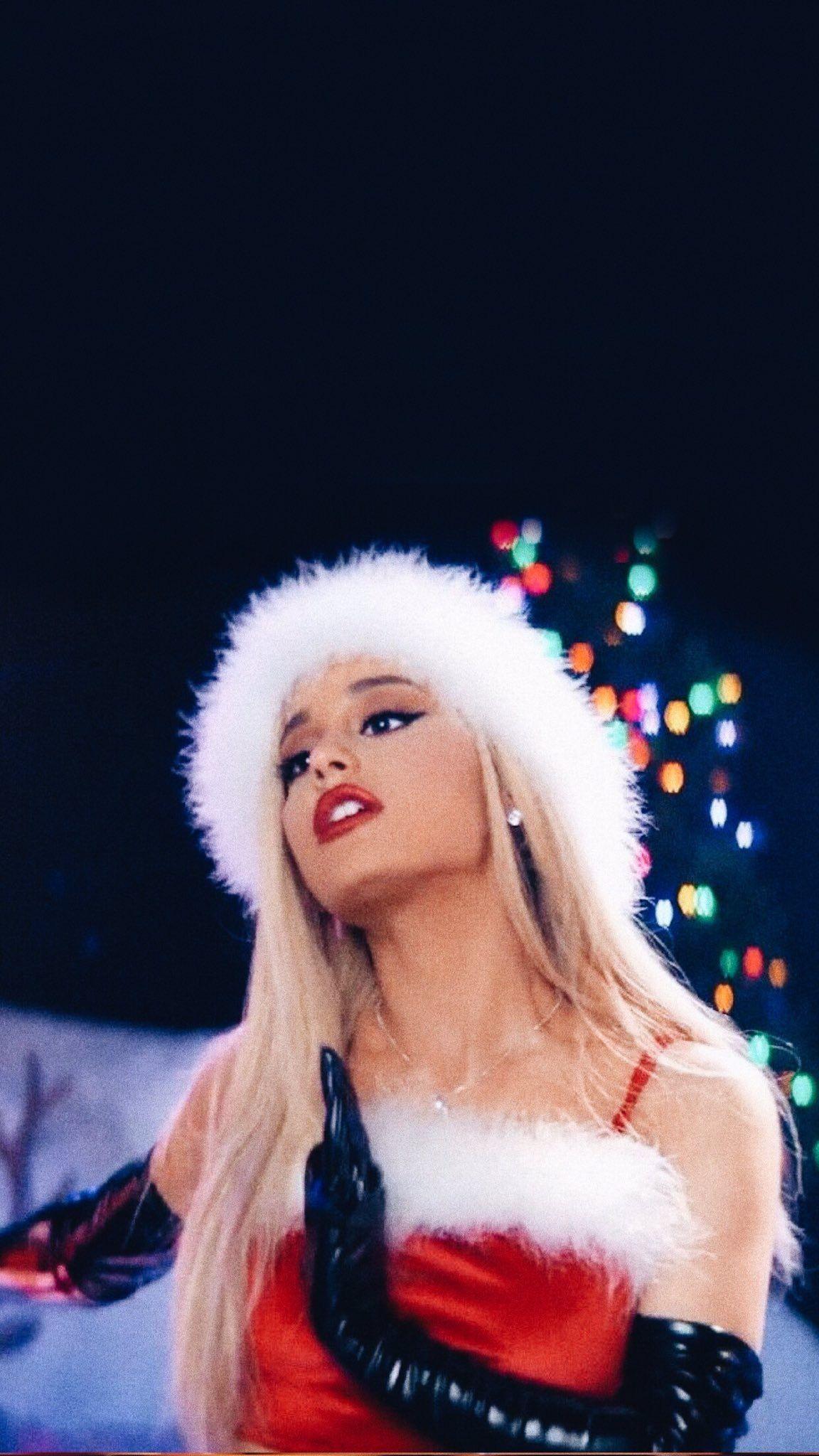 Ariana Grande Christmas Thank U Next Wallpapers Wallpaper Cave