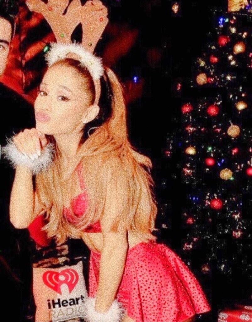 Image about christmas in ariana grande theme ❤️