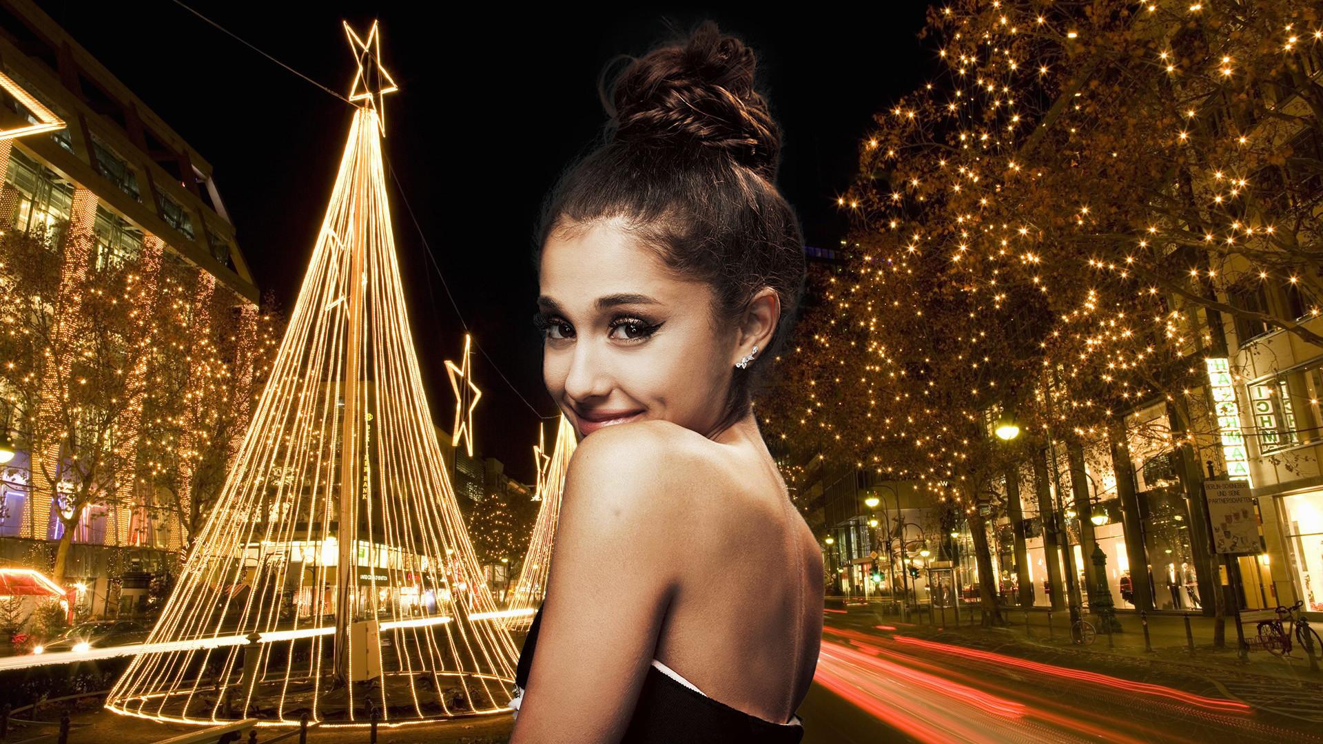 Ariana Grande Sing Concert Music Android Wallpaper