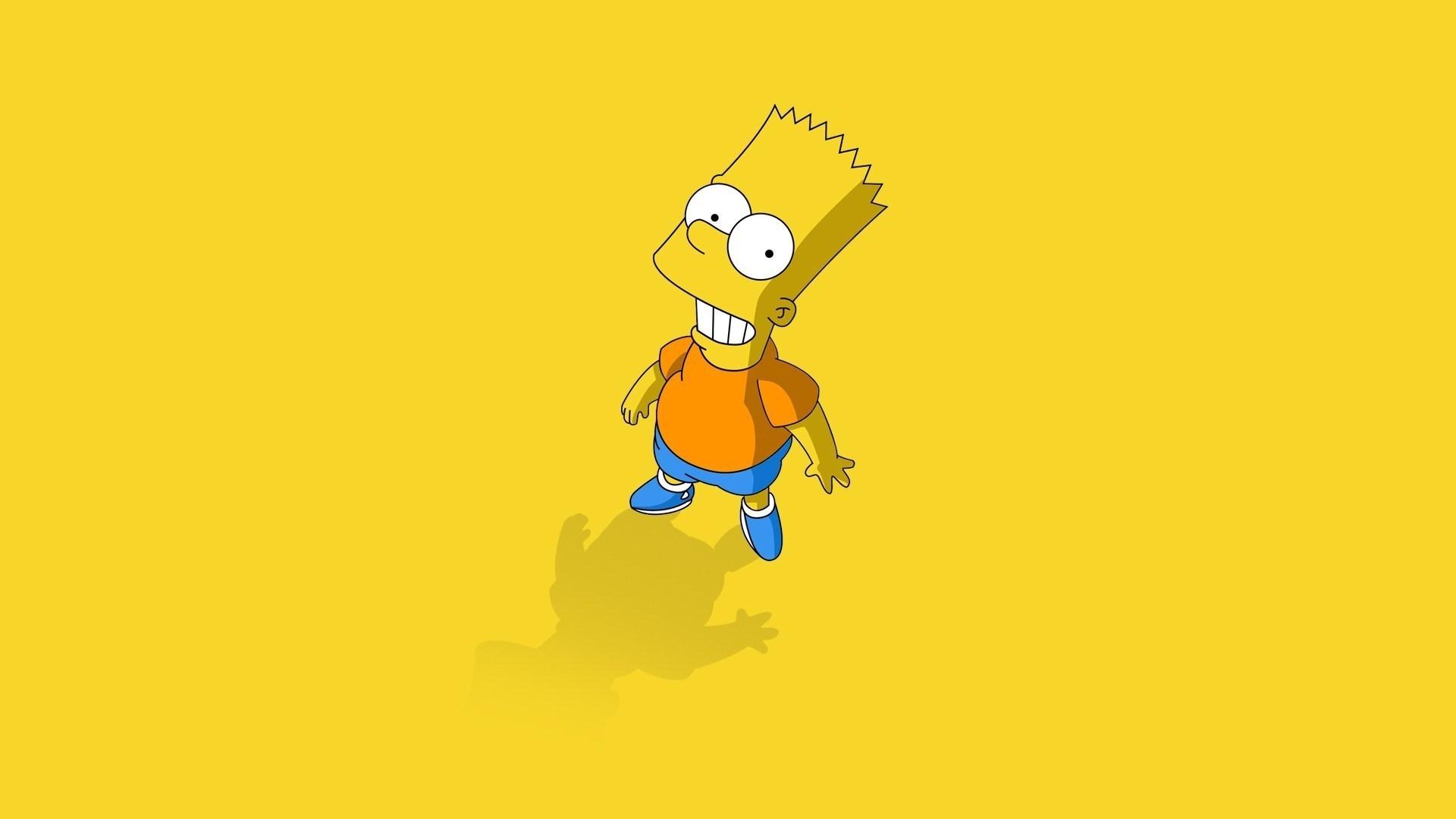 Bart Simpson Cartoon Art Illustration Desktop Wallpaper