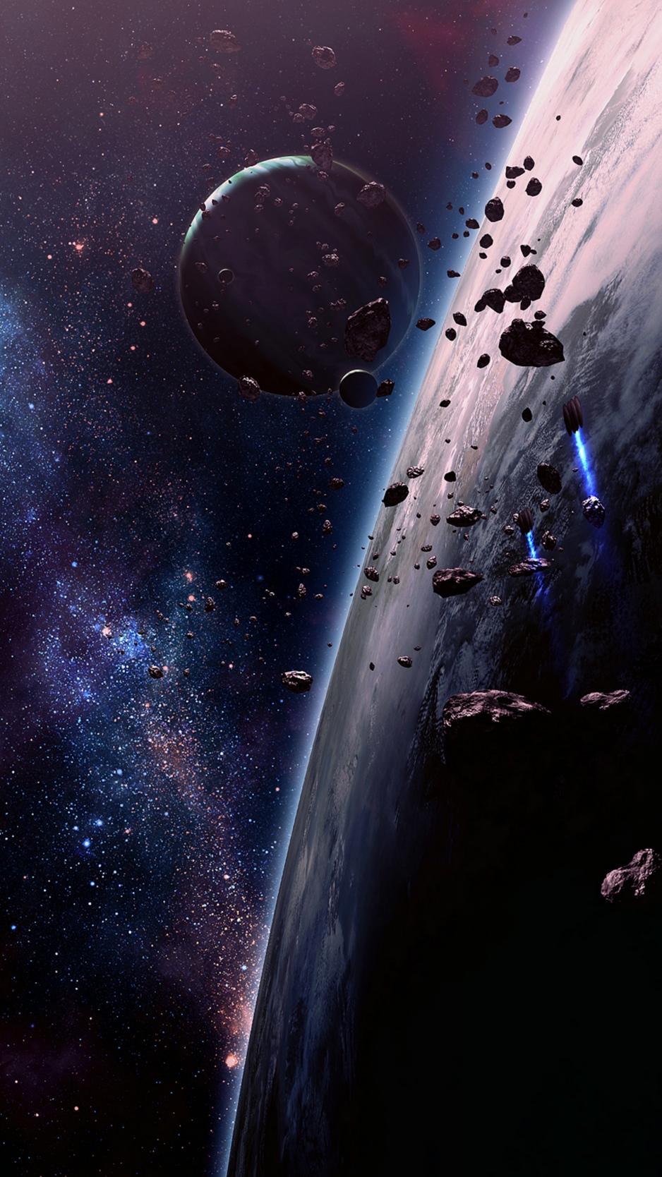 Space Planets Black Wallpapers - Space Wallpaper for iPhone 4k